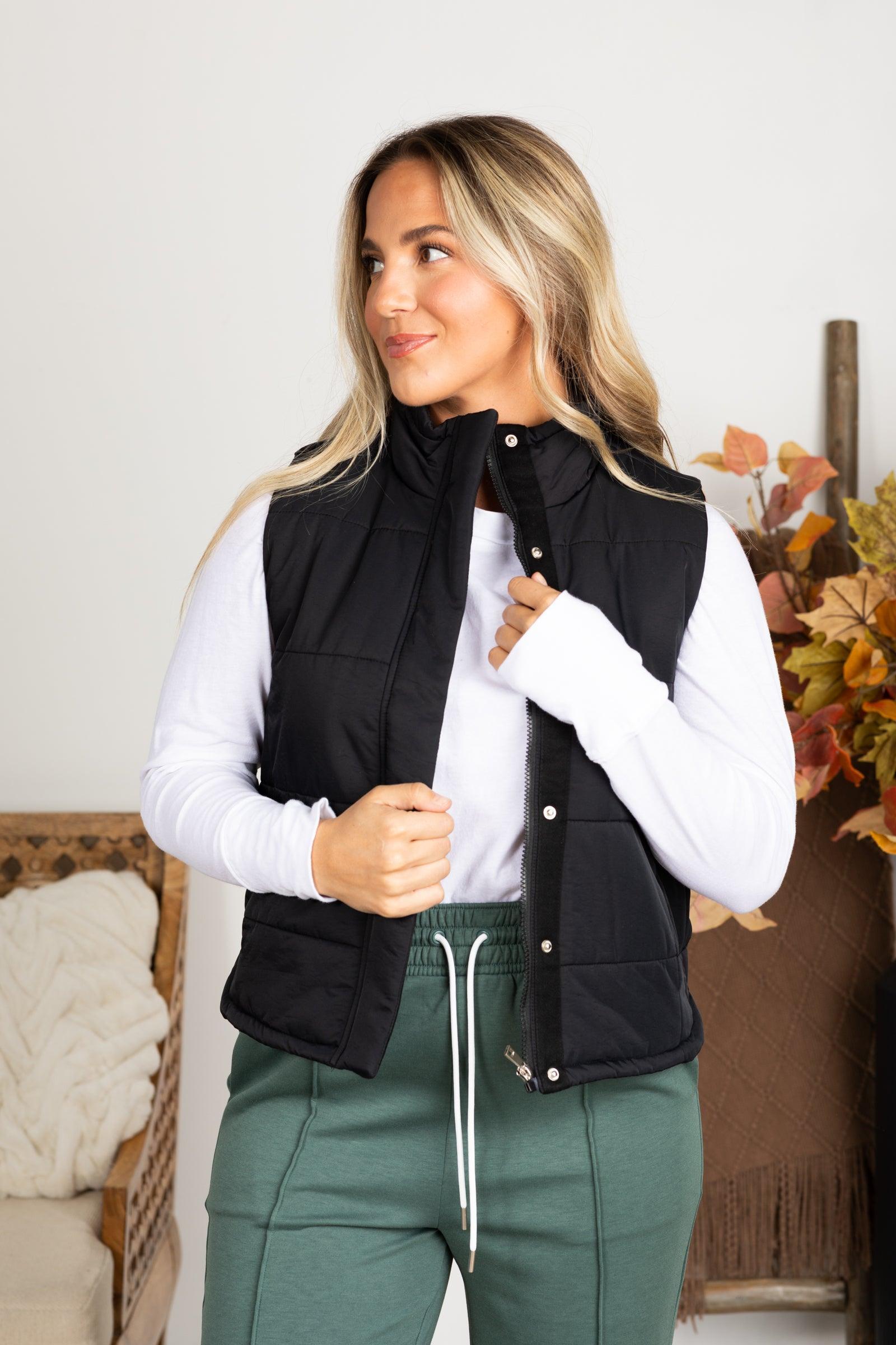 Puffer Vest With Pockets Product Image