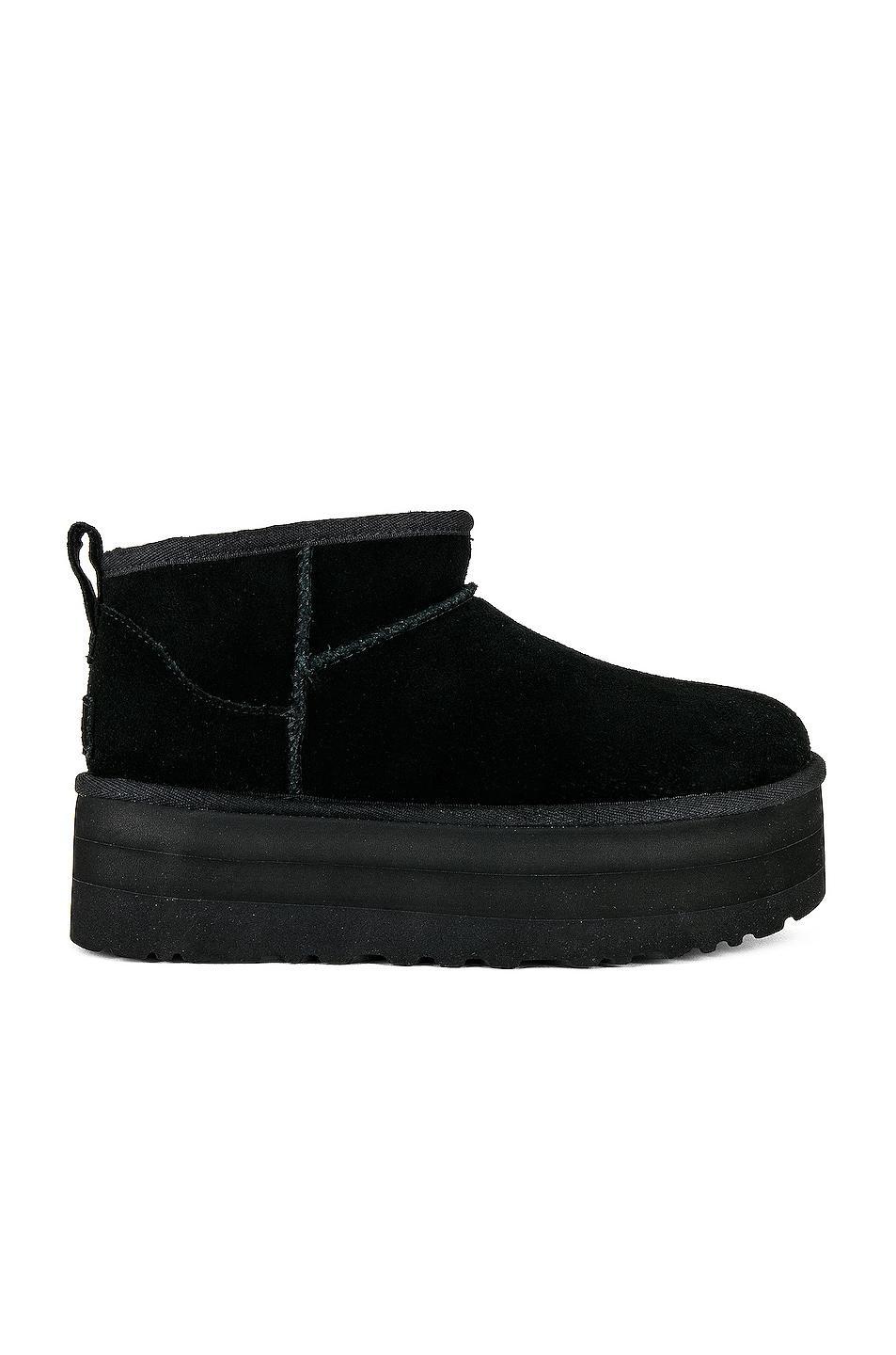 UGG Classic Ultra Mini Platform Boot in Black Product Image