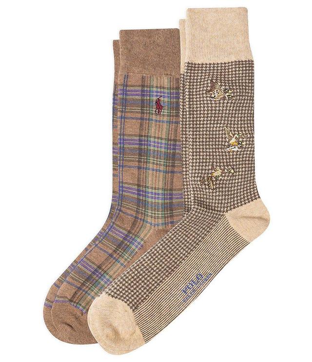 Polo Ralph Lauren Embroidered Duck Slack Socks 2-Pack Product Image