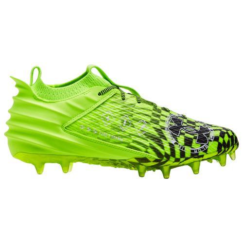 Under Armour Mens Blur Smoke 2.0 MC - Football Shoes Lime Surge/White/Black Product Image