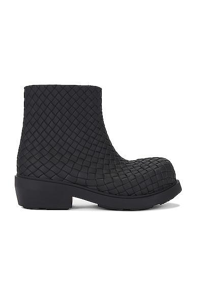 Bottega Veneta Fireman Ankle Boot in Black Product Image