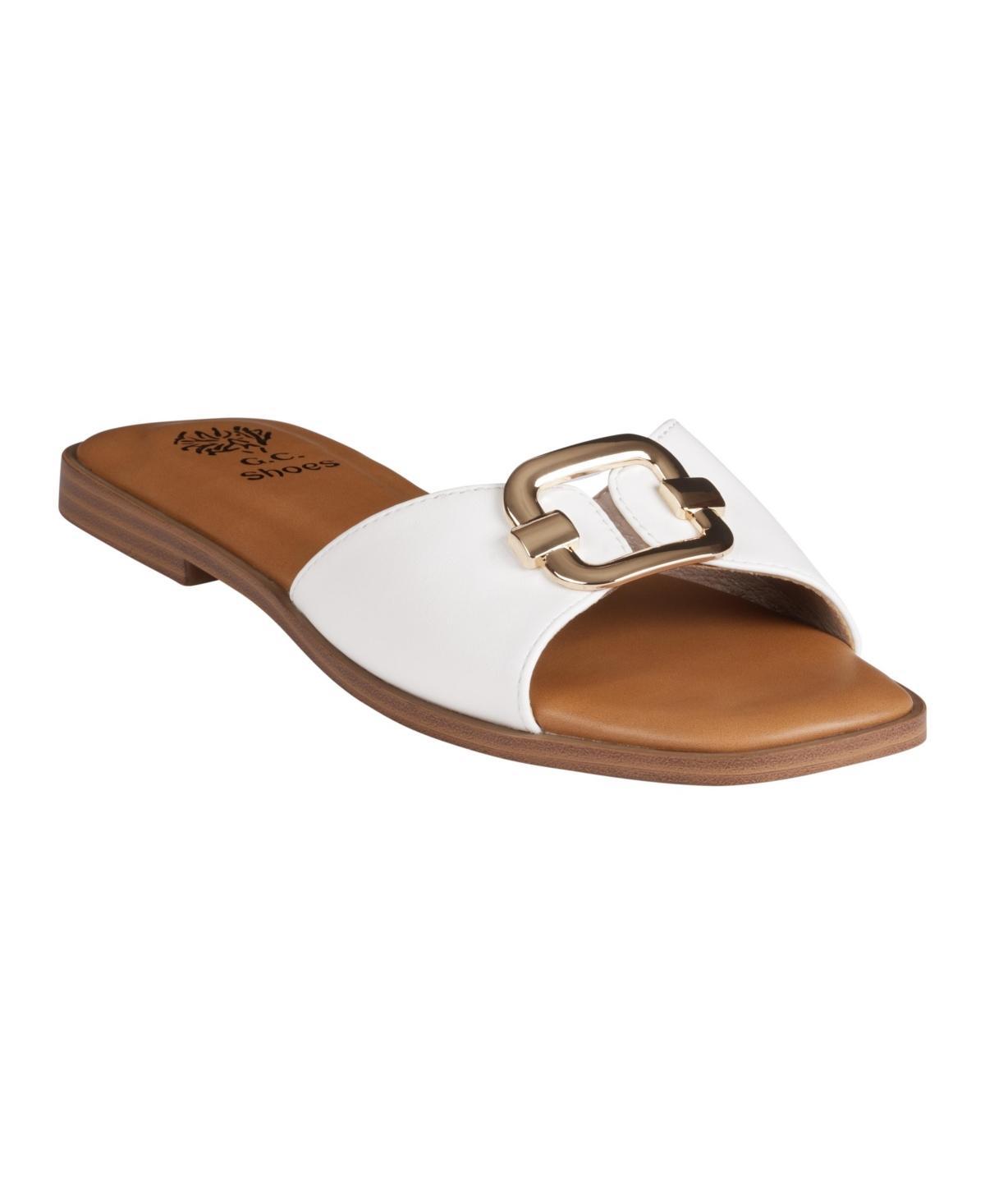 Gc Shoes Womens Davina Hardware Slide Flat Sandals Product Image