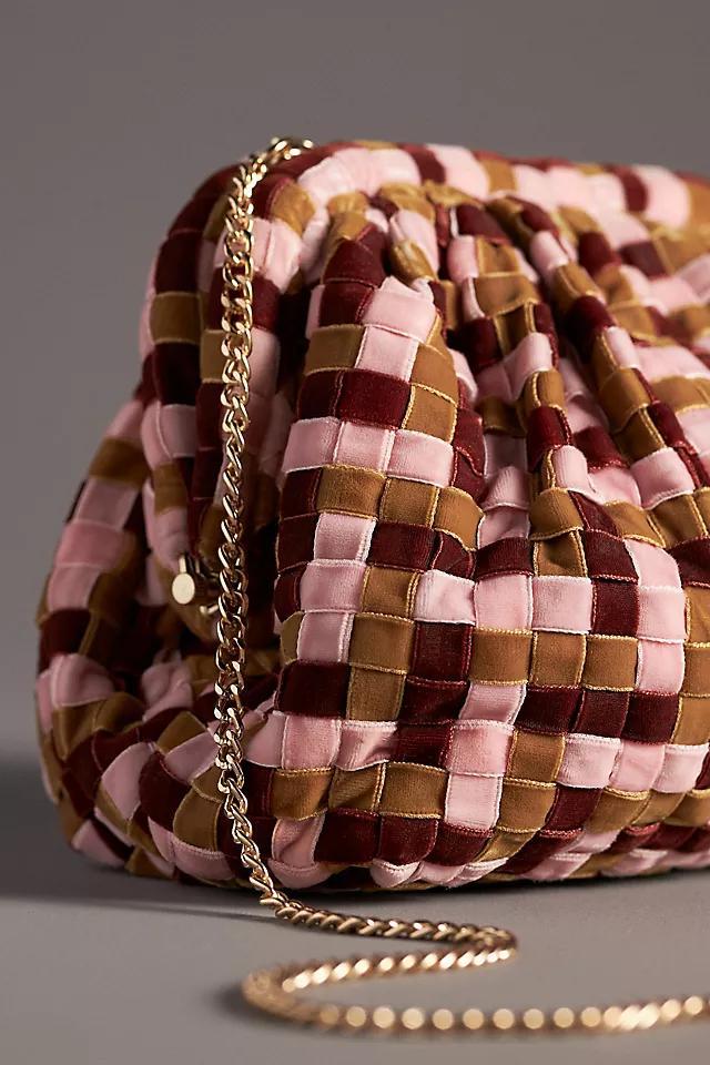 Velvet Woven Clutch Product Image