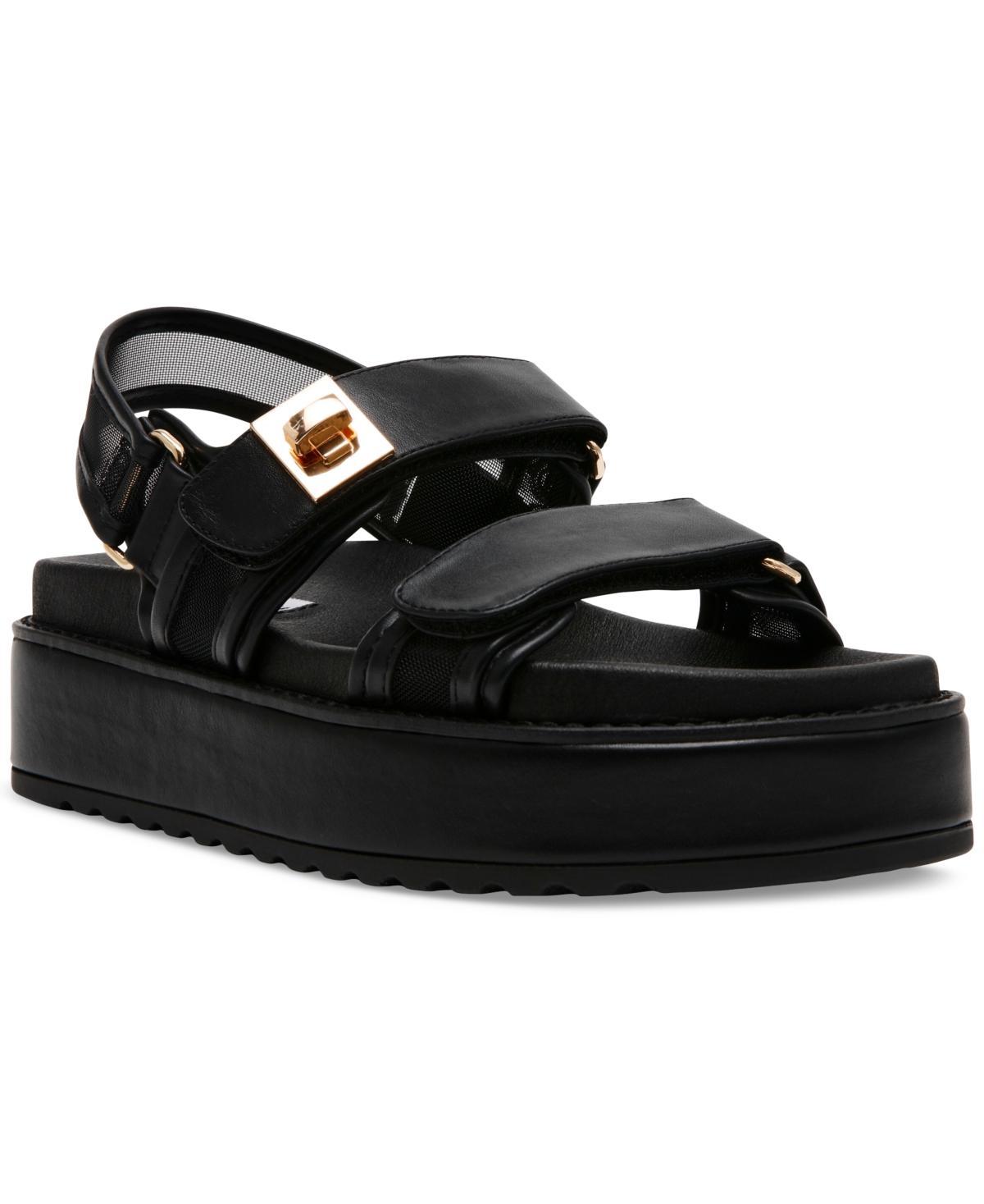 Steve Madden Womens Bigmona Platform Footbed Sandals Product Image