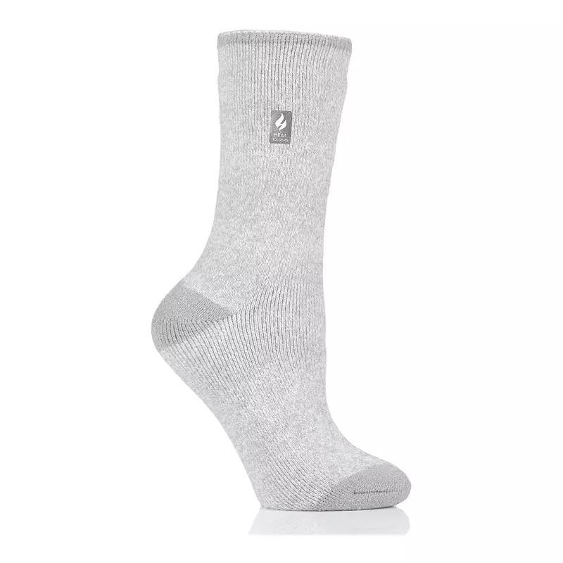 Womens Heat Holders Lite 5x Warmer Block Twist Crew Socks Product Image