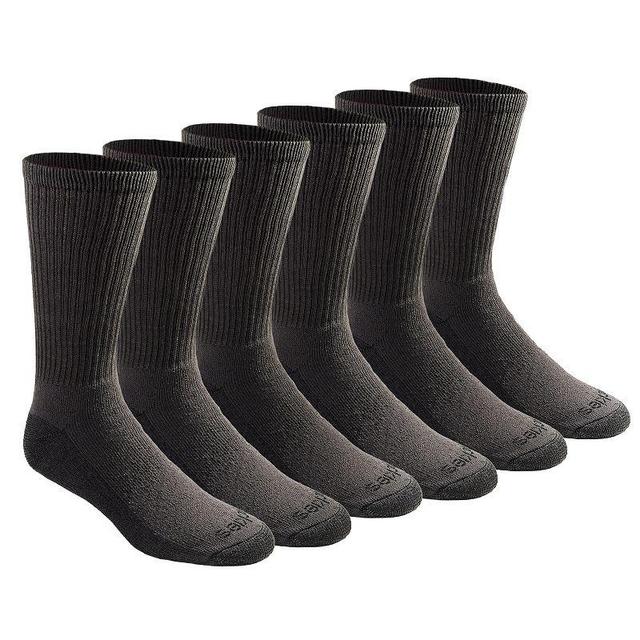 Mens Dickies 6-pack Dri-Tech Comfort Moisture-Control Crew Socks Grey Product Image