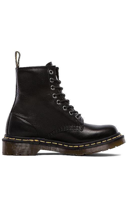 Dr. Martens Womens 1460 Black Nappa Combat Boots Product Image