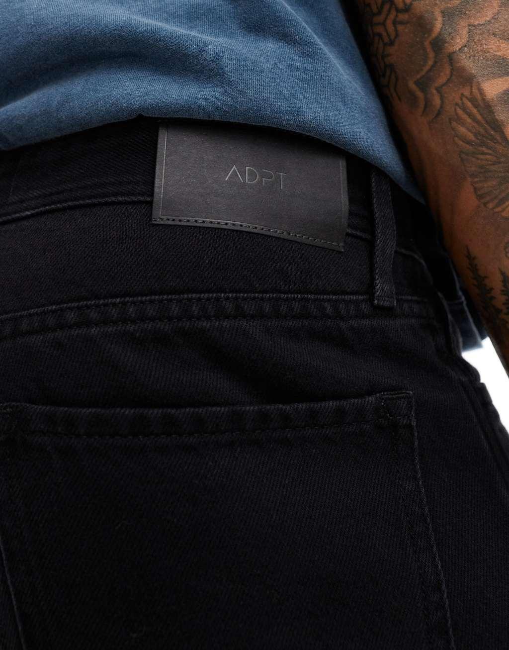 ADPT wide fit jean in black Product Image