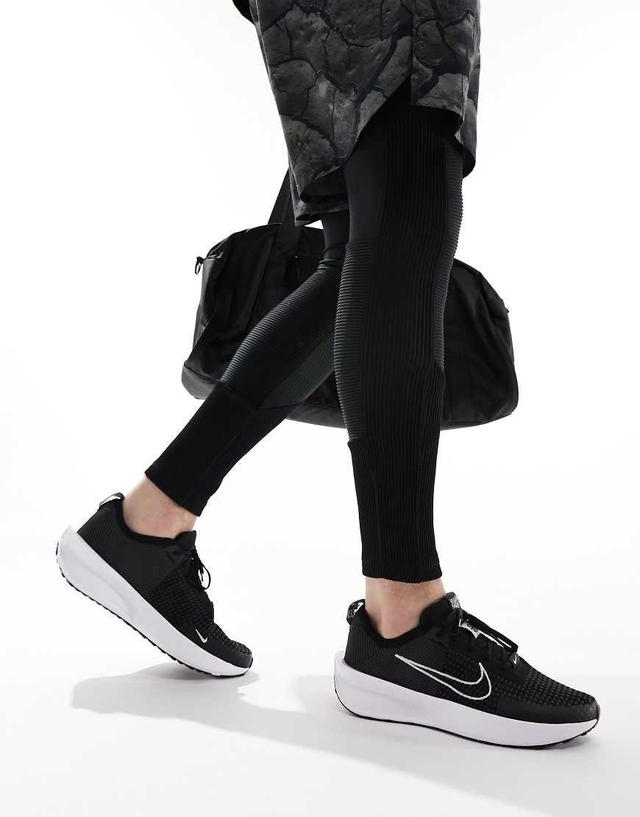 Interact Run Sneakers In Black And White Product Image