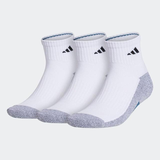 Mens adidas 3-pack Cushioned Quarter Socks Product Image