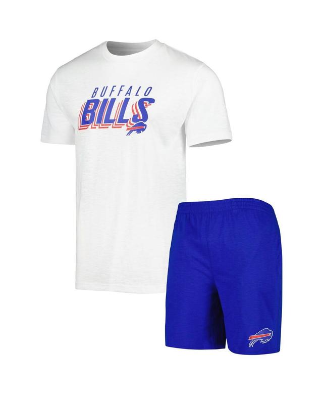 Mens Concepts Sport Royal Buffalo Bills Downfield T-shirt and Shorts Sleep Set - Royal Product Image