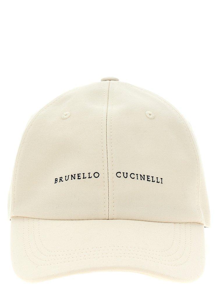 Logo Embroidery Cap In White Product Image