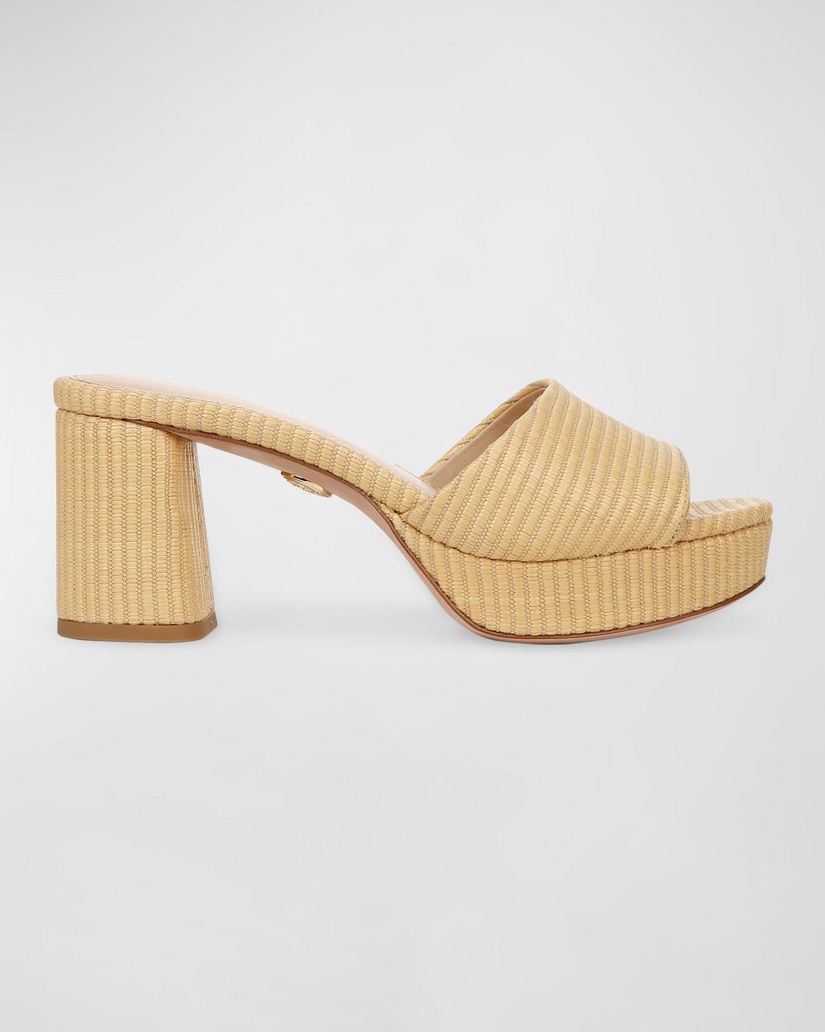 Womens Dali Raffia 69MM Platform Sandals Product Image