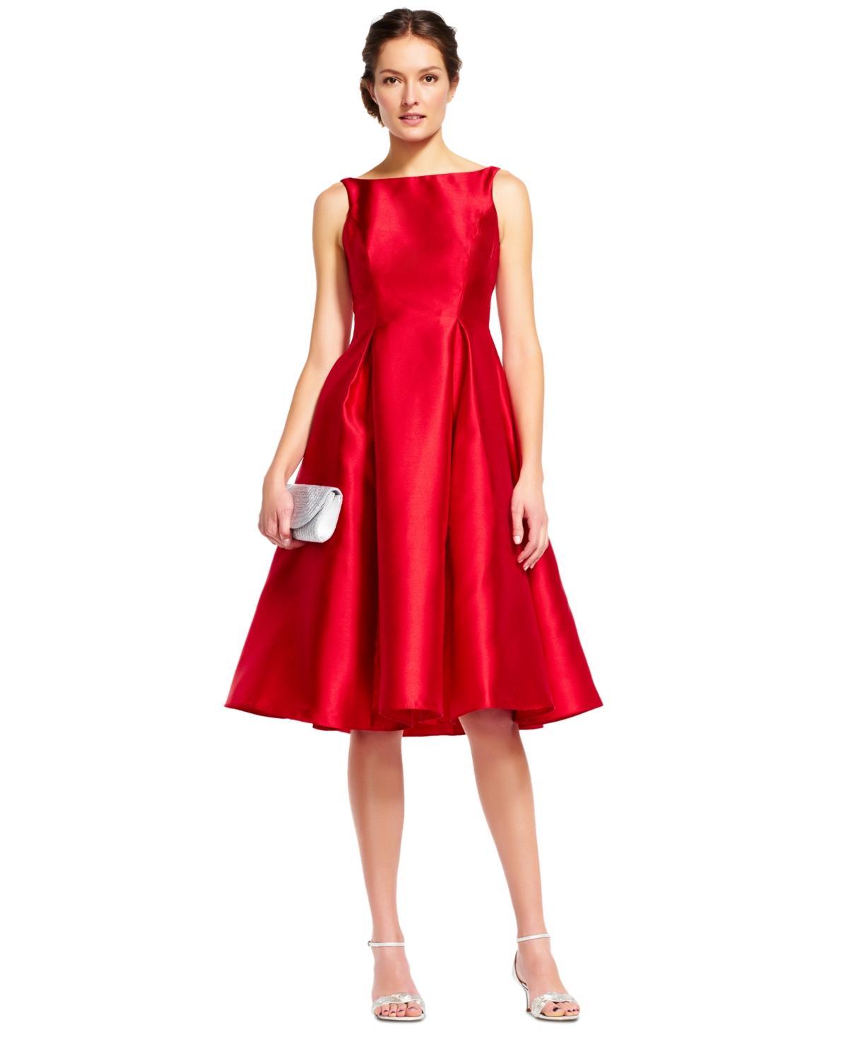 Adrianna Papell Boat-Neck A-Line Dress Product Image