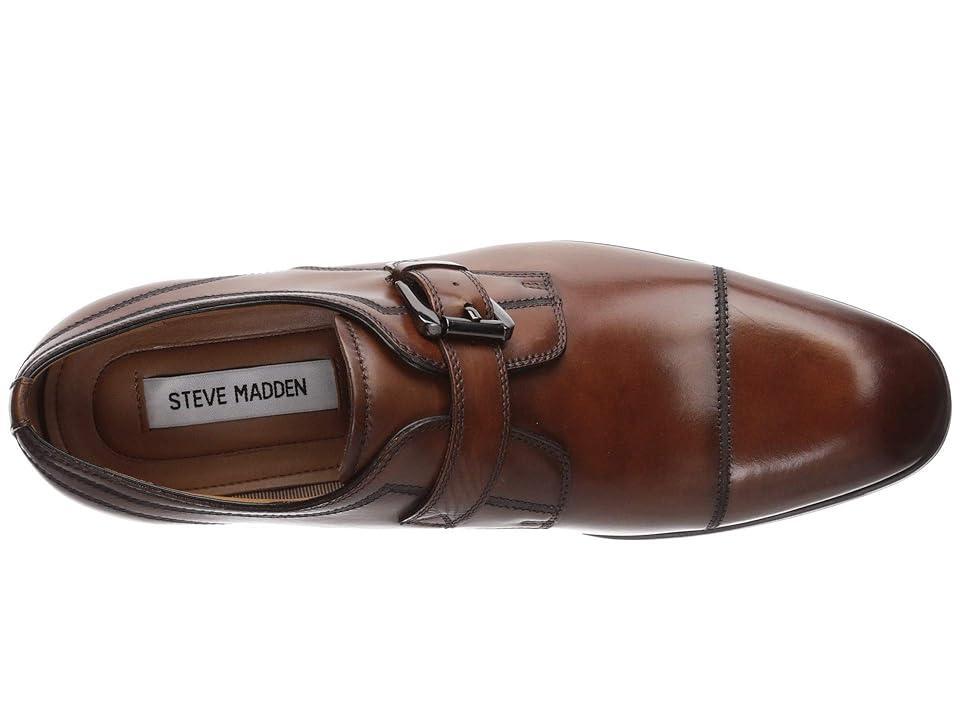 Steve Madden Covet (Cognac Leather) Men's Shoes Product Image