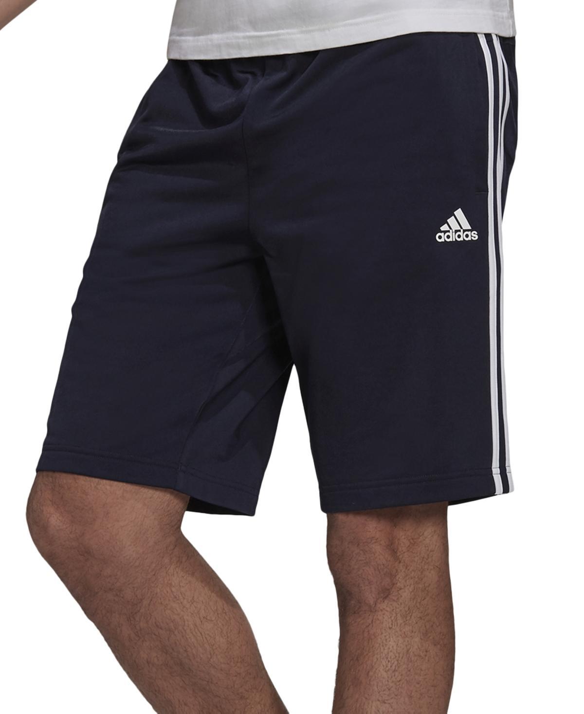 adidas Mens Tricot Striped 10 Shorts - White Product Image