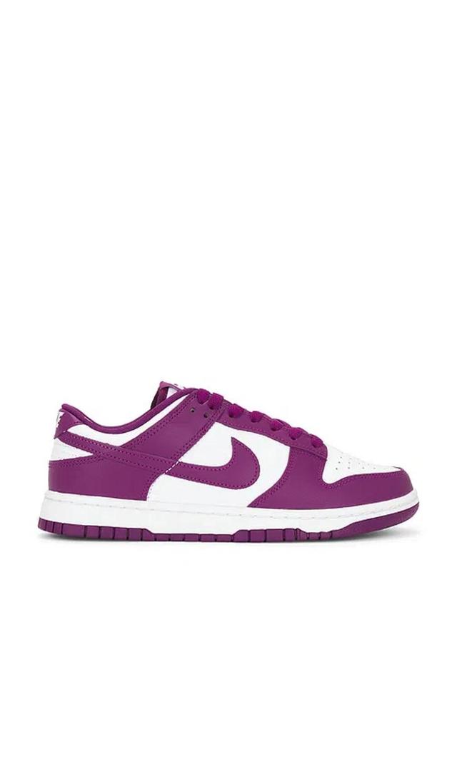 NIKE Dunk Low Retro In White & Viotech White Product Image