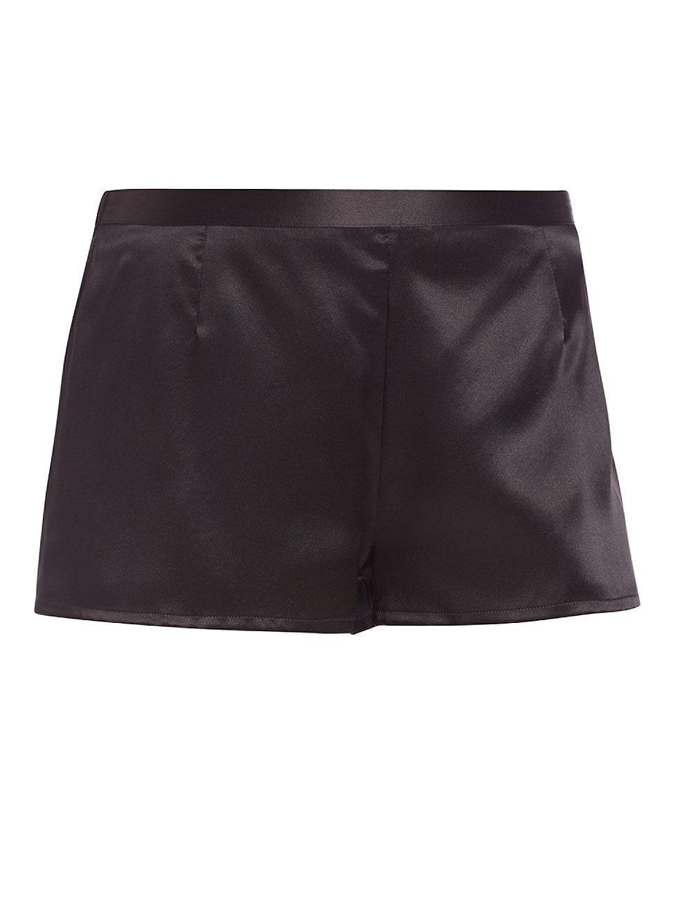 Womens Silk Satin Tap Shorts Product Image