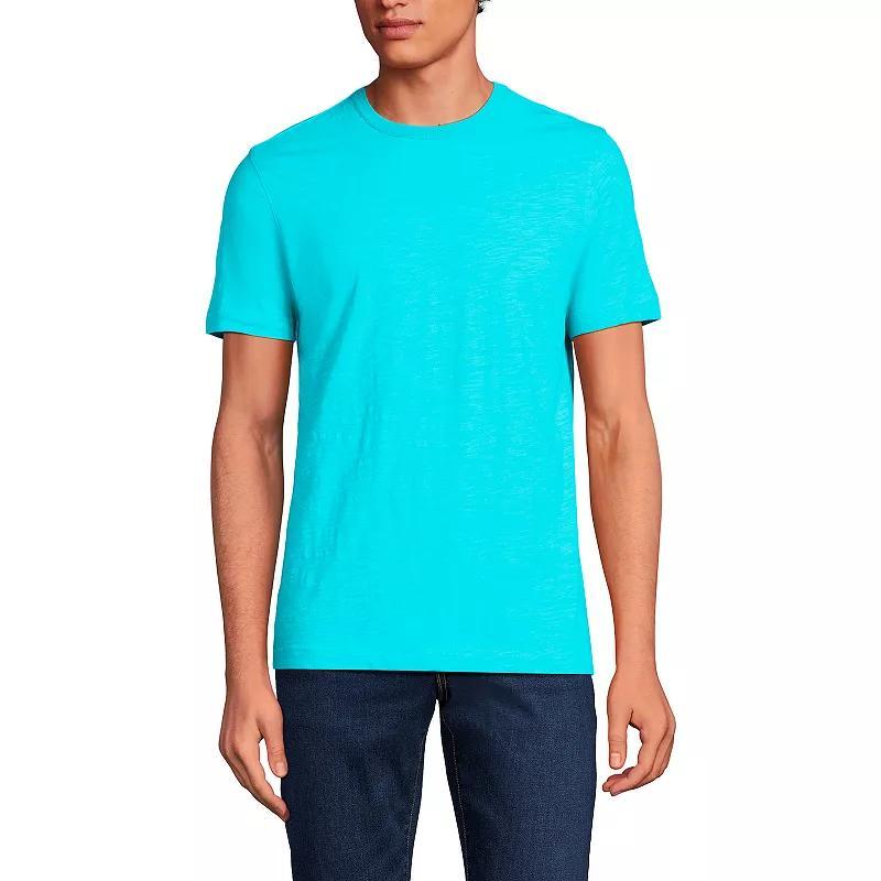 Lands End Mens Short Sleeve Garment Dye Slub T-Shirt Product Image