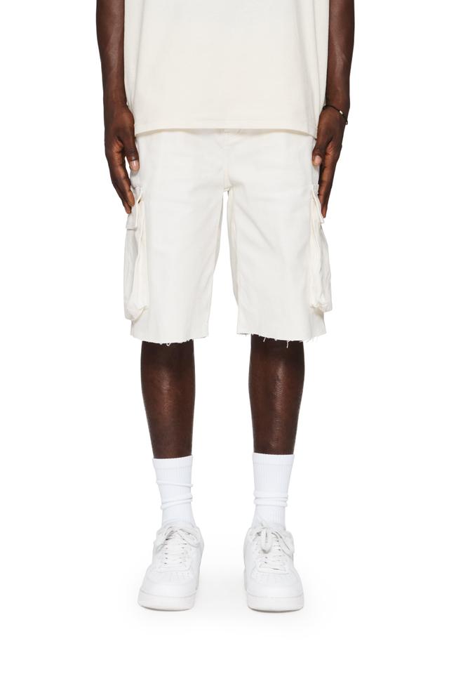 P022 High Shine Cargo Shorts Male Product Image