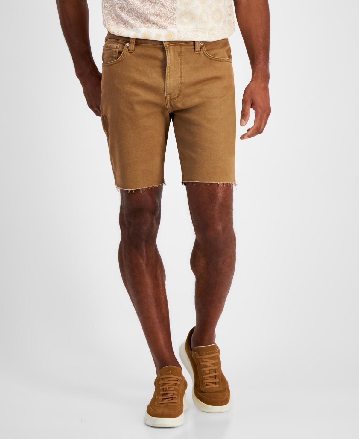 Guess Mens Slim-Fit Wyatt Raw-Hem Shorts Product Image