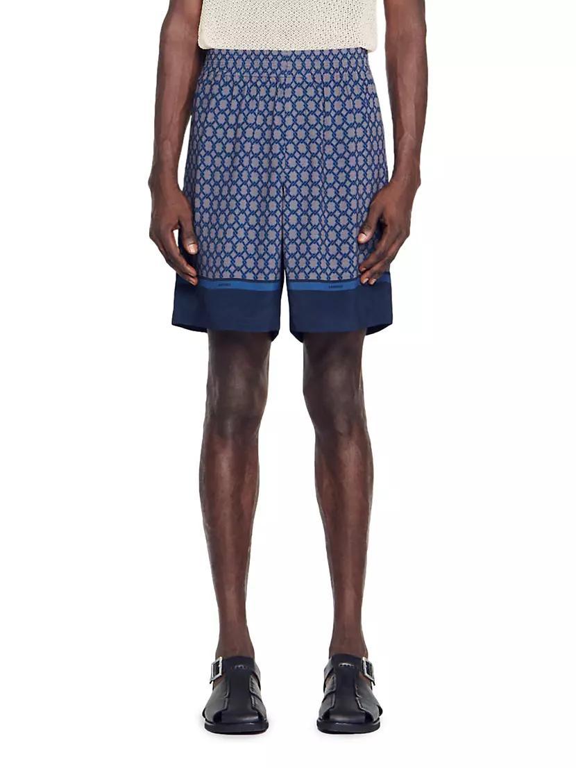 Patterned Bermuda Shorts Product Image