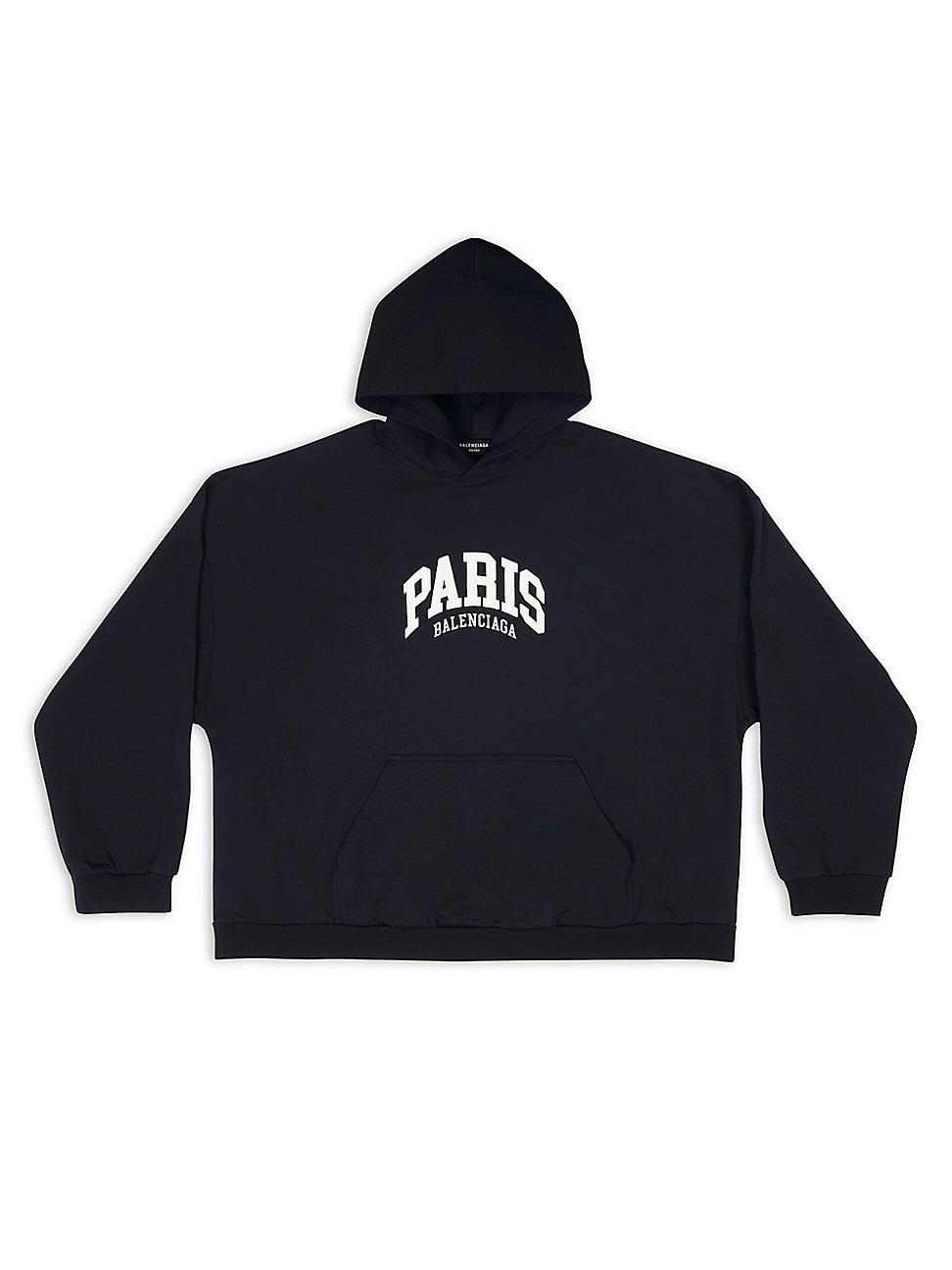 Mens Cities Paris Hoodie Oversized Fit Product Image