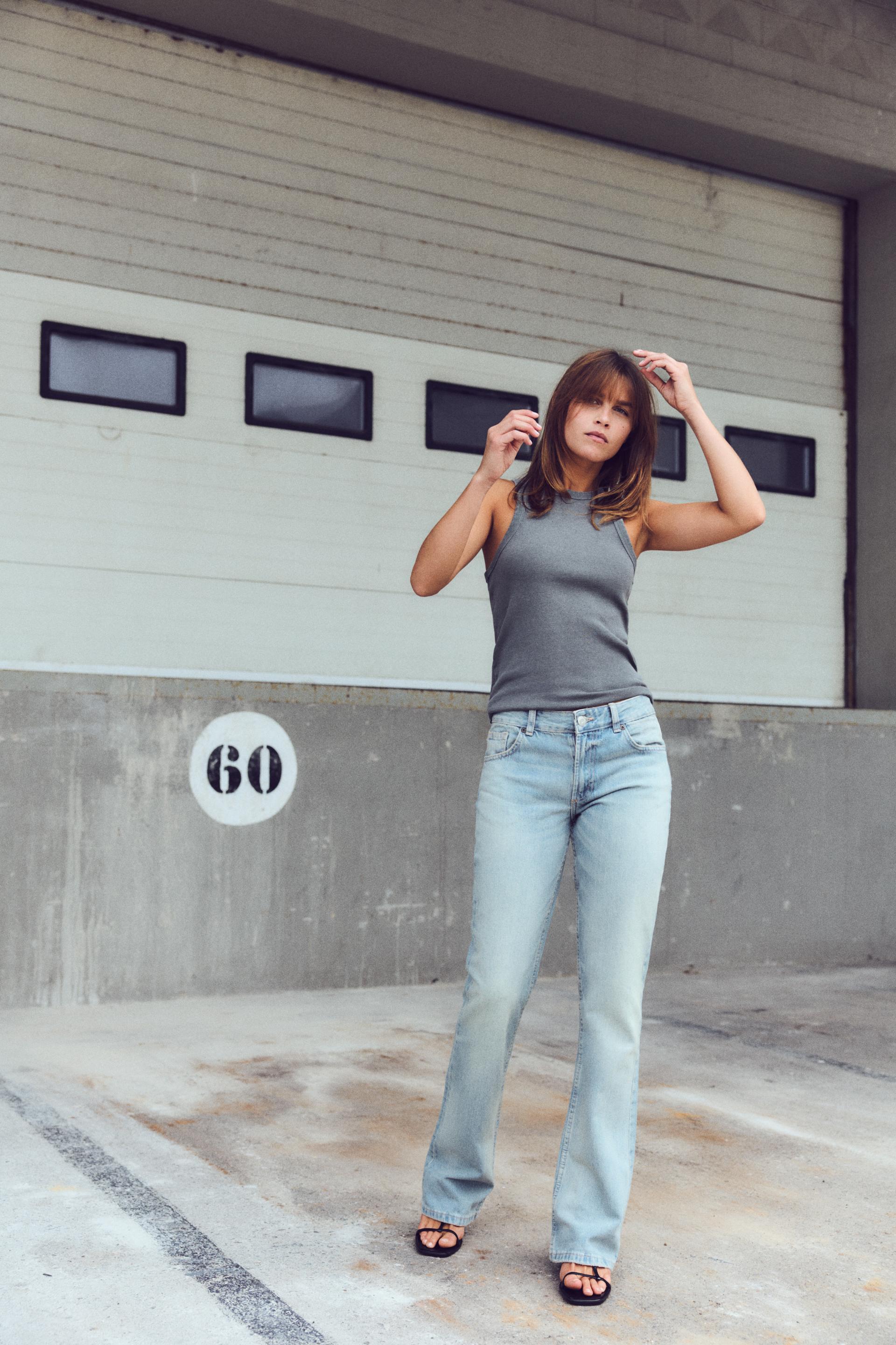 MID-RISE TRF BOOTCUT JEANS Product Image