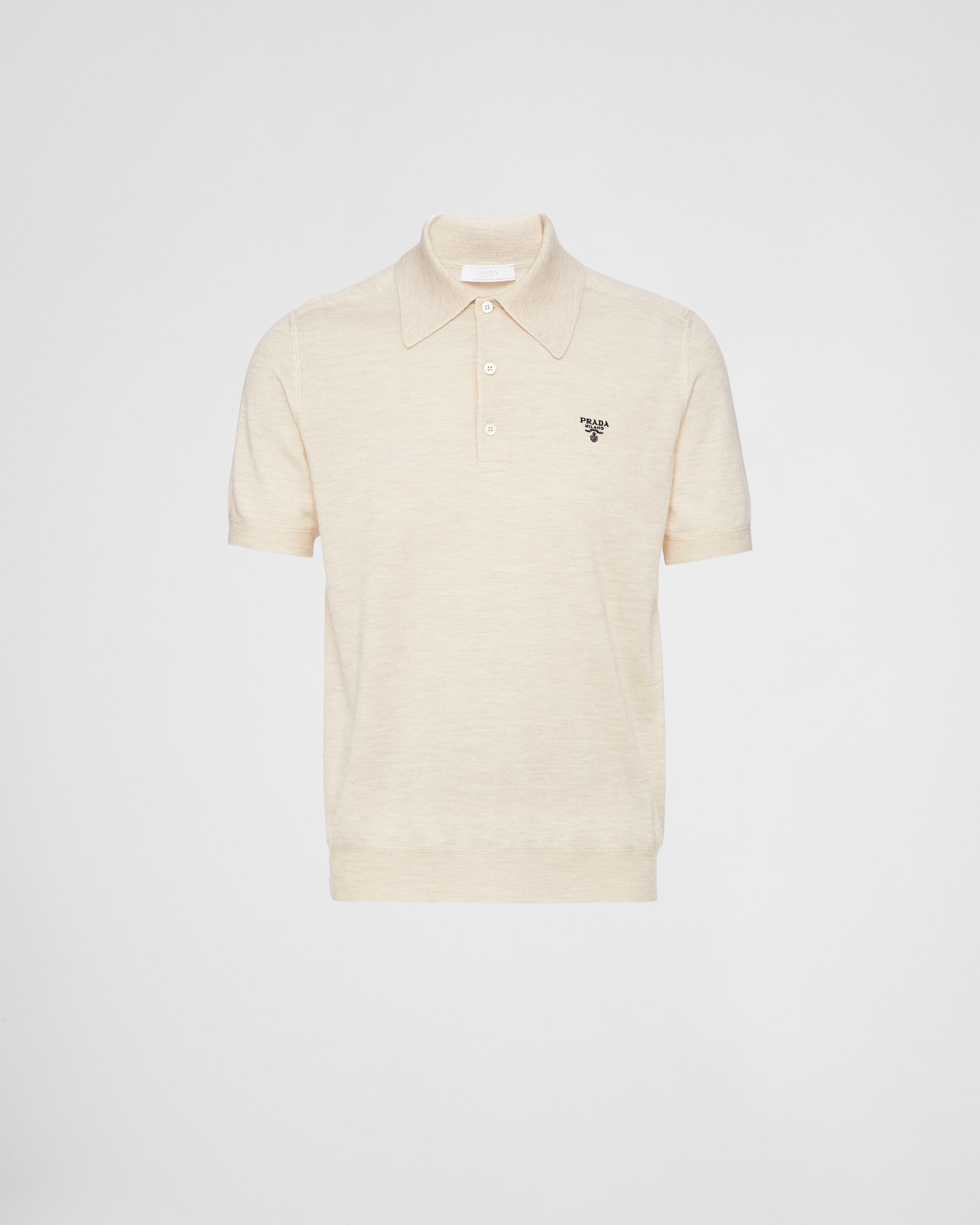 Cashmere polo shirt Product Image