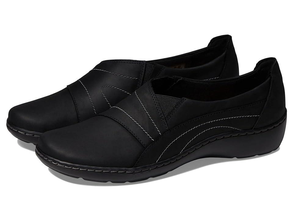 Clarks Cora Edge Leather) Women's Shoes Product Image