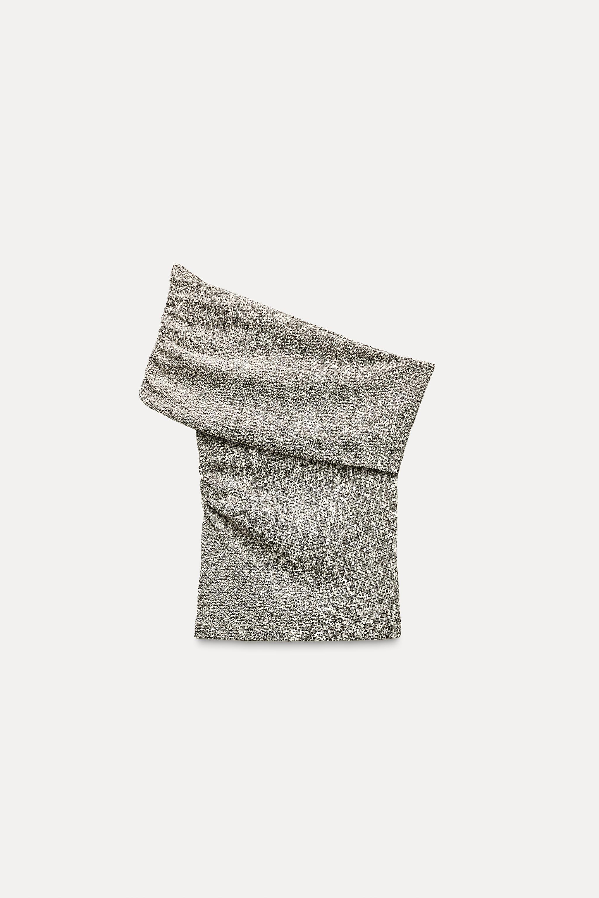 TEXTURED ASYMMETRIC TOP Product Image