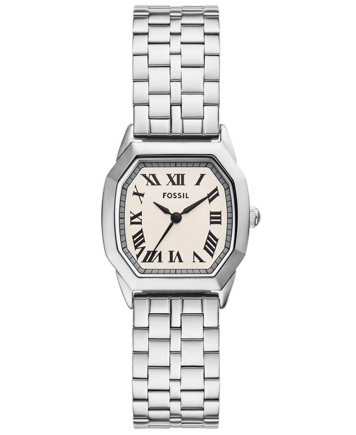 Fossil Womens Harlow Three-Hand Stainless Steel Watch 27mm - Silver-tone Product Image