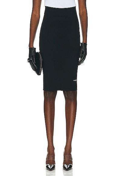 ALAÏA Sculpting Skirt in Black Product Image