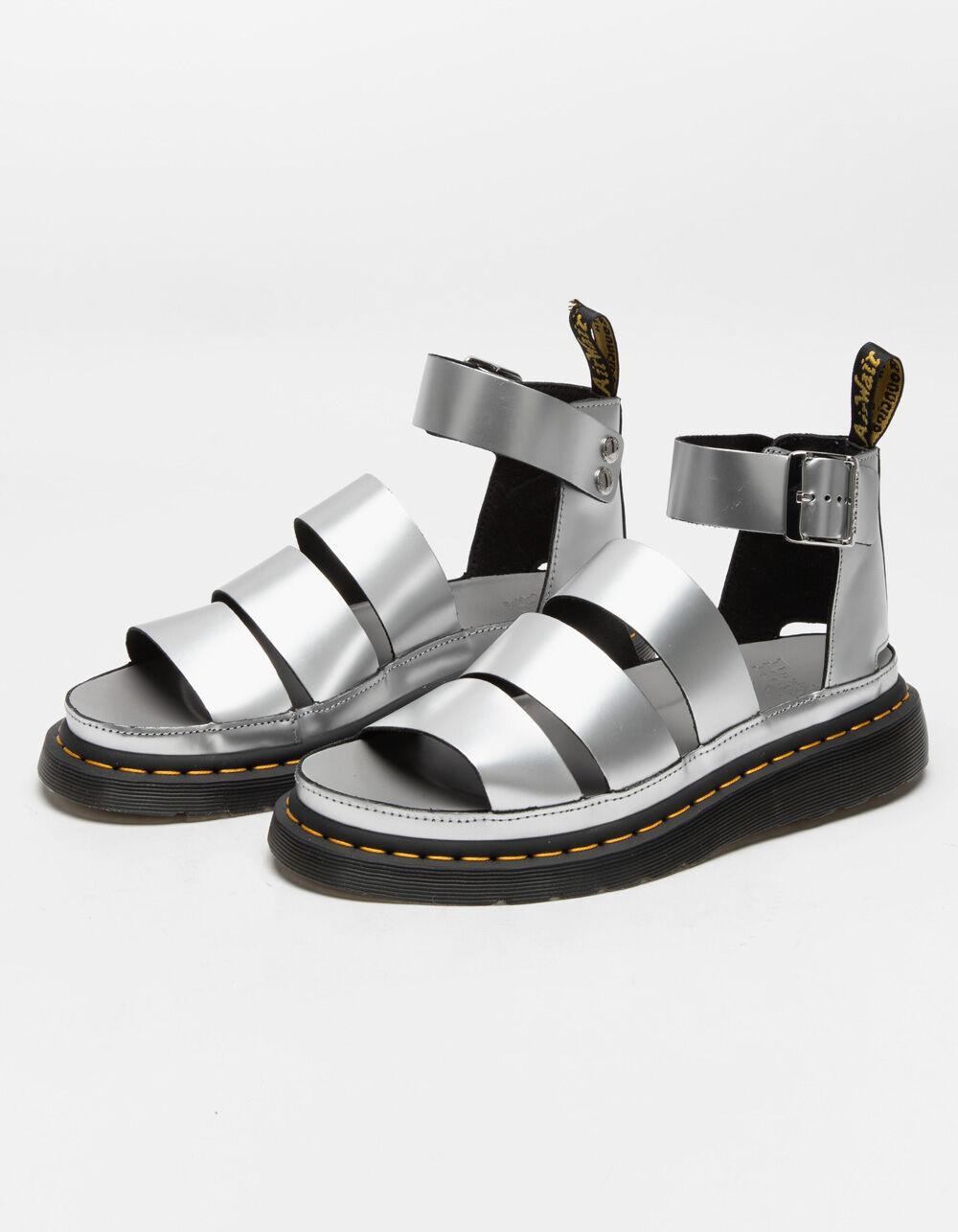 DR MARTENS Clarissa II Metal Leather Womens Sandals Product Image