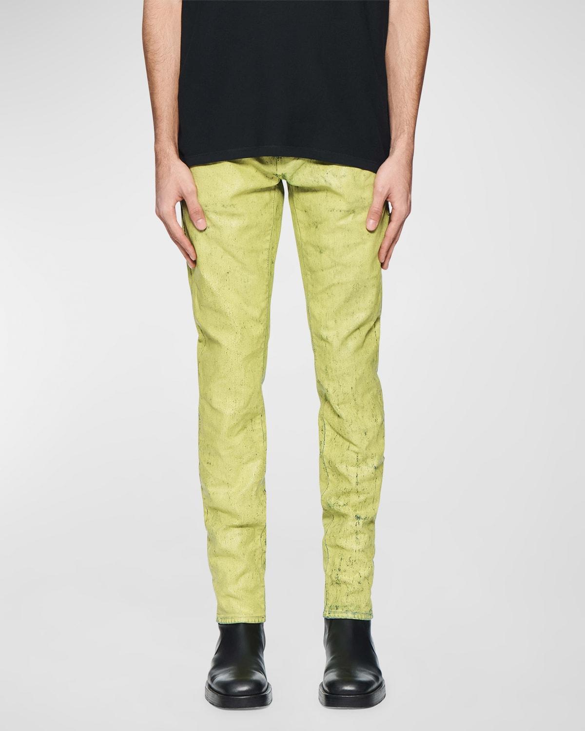 Mens Skinny Paint Job Jeans Product Image