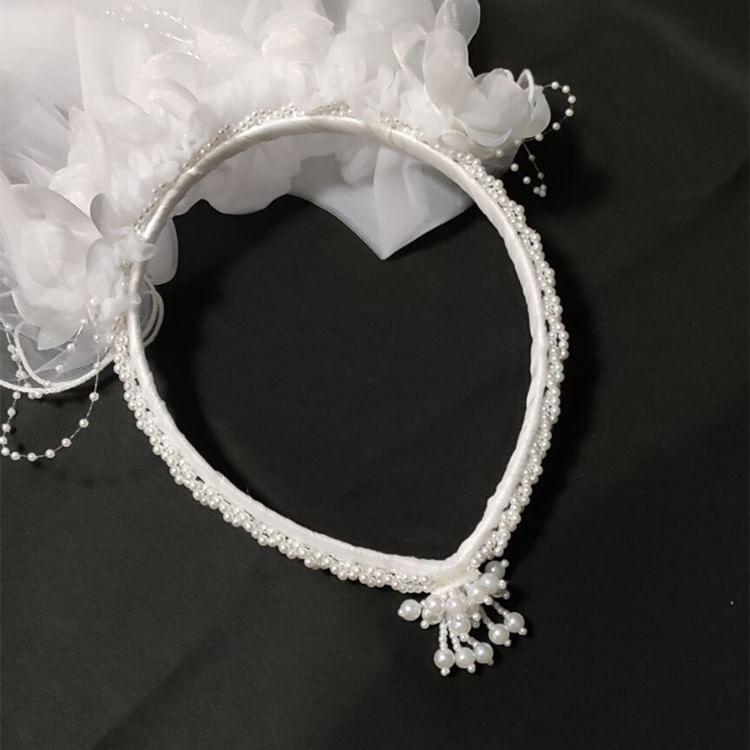 Layered Mesh Wedding Veil Product Image