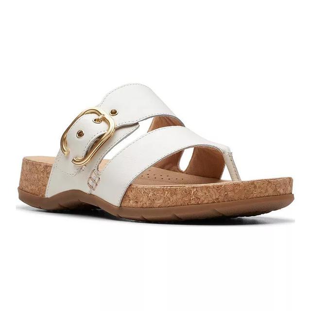 Clarks Reileigh Park Womens Leather Sandals Product Image