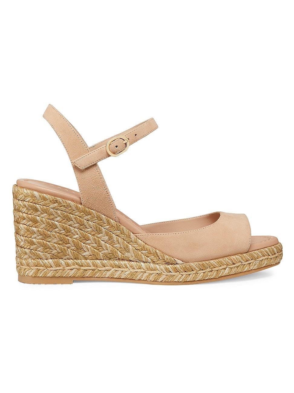 Womens Tia 60MM Suede Espadrille Wedge Sandals product image