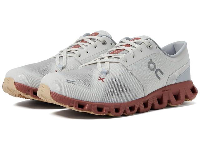 On Cloud X 3 (Men) (Ice/Auburn) Men's Shoes Product Image