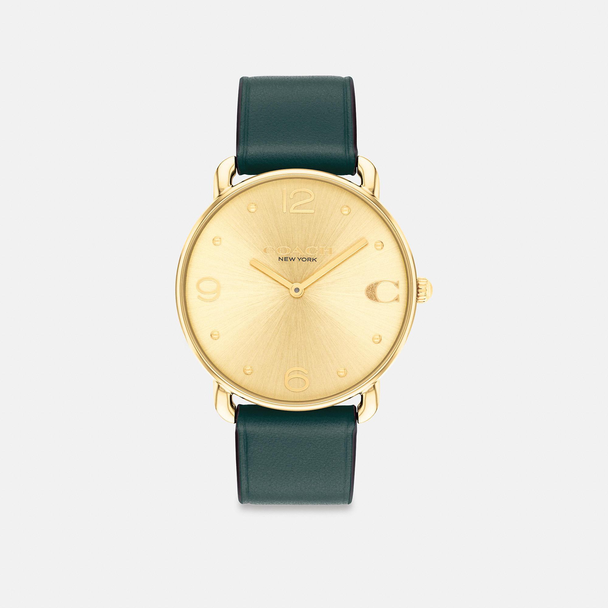 COACH Elliot Gold Tone Case Womens Watch Product Image