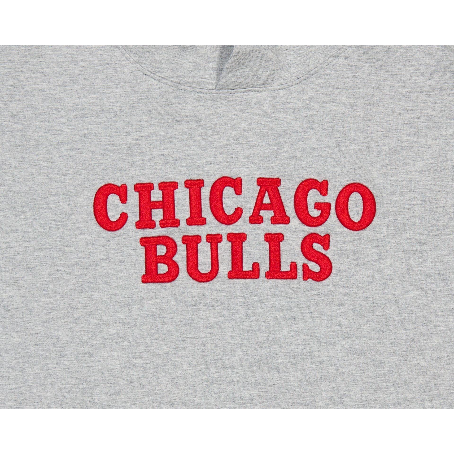 Chicago Bulls Gray Logo Select Women's Hoodie Female Product Image