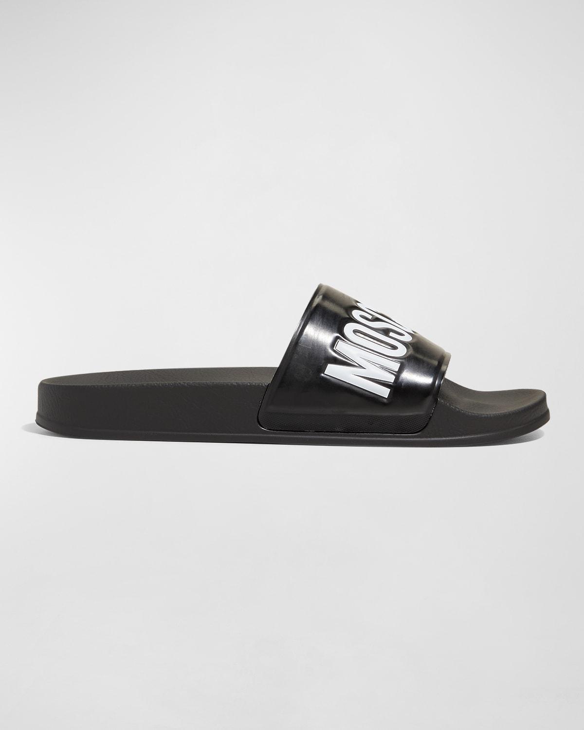 Mens Logo Rubber Pool Slides Product Image