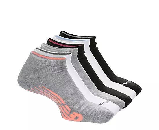 New Balance Womens Performance Low Cut Socks 6 Pairs Product Image