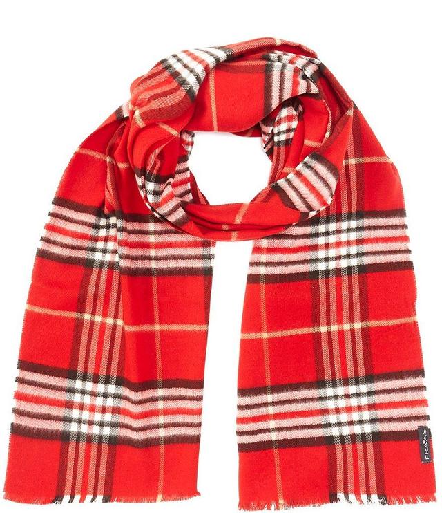 Fraas Classic Plaid Cashmink Scarf Product Image