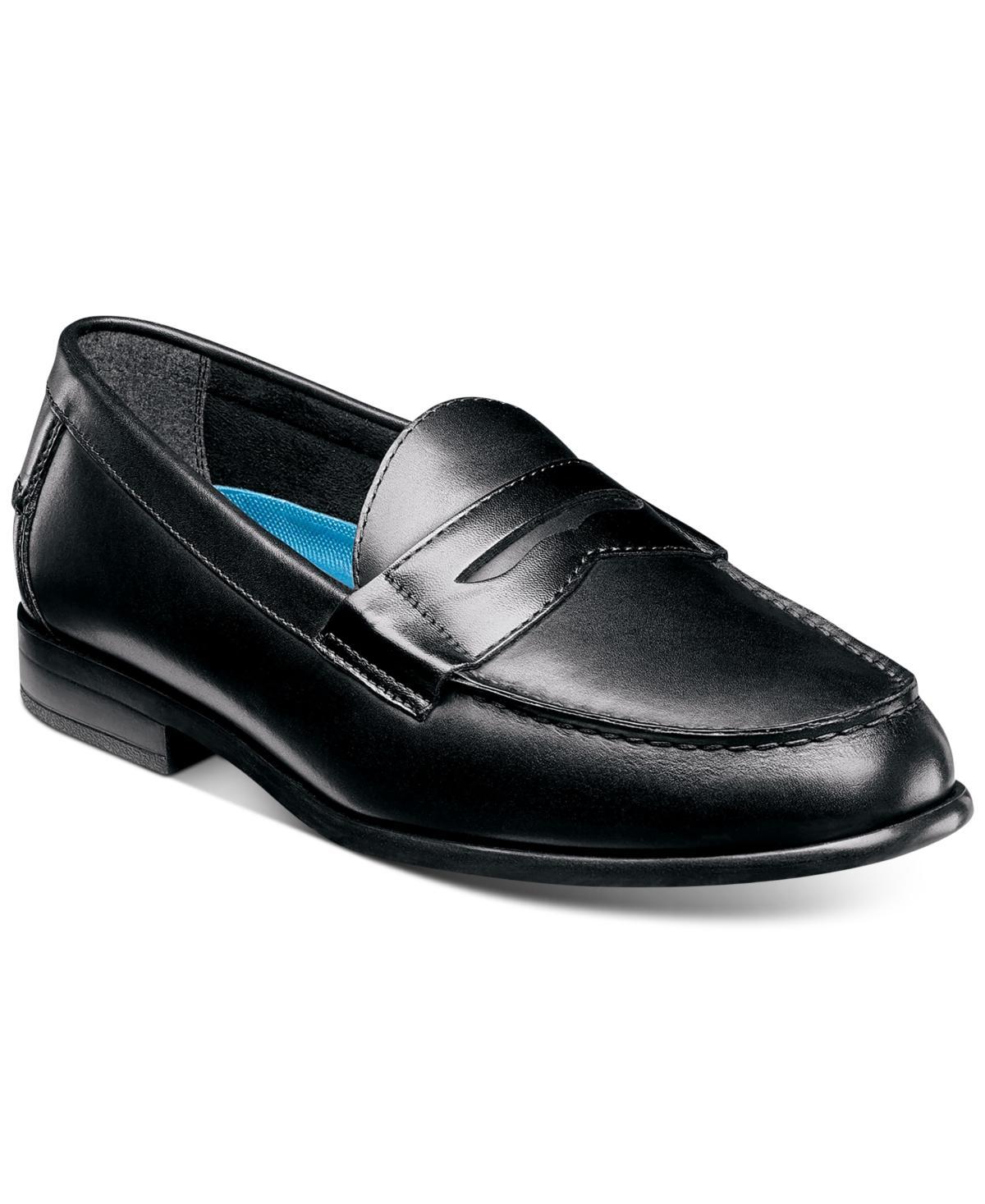 Nunn Bush Shoes Drexel Moc Toe Penny Loafer Black Product Image