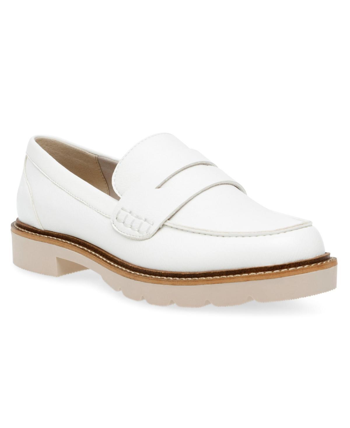 Anne Klein Womens Elia Lug Sole Penny Loafers Product Image