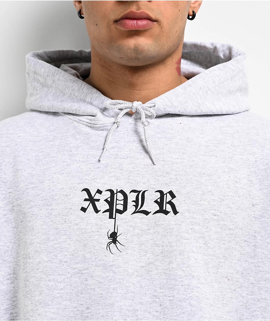 XPLR Spider Grey Hoodie Product Image