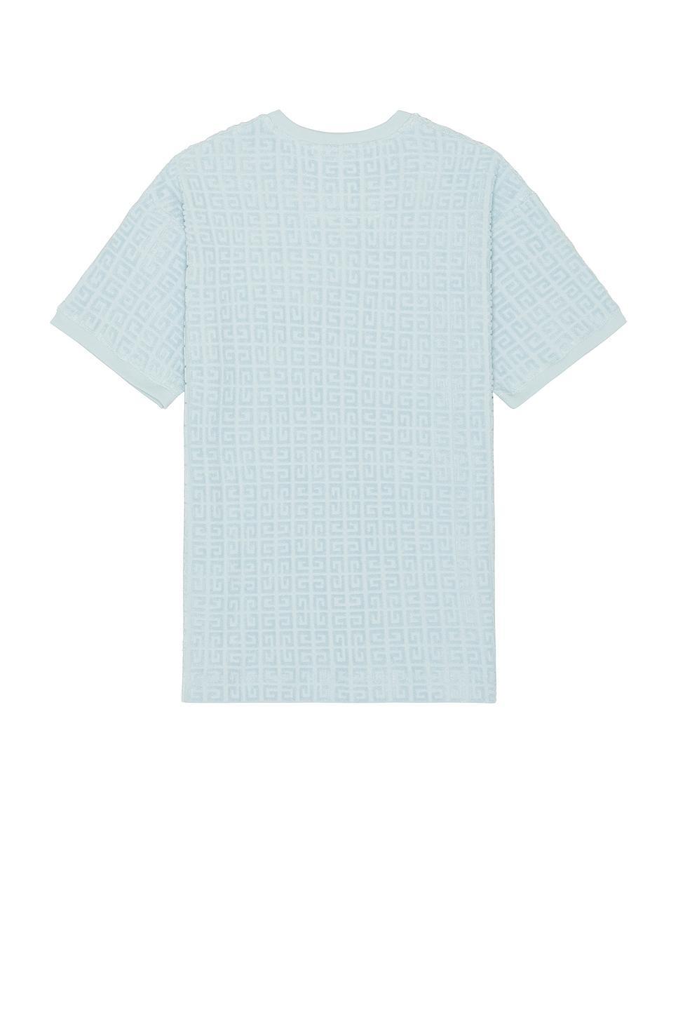 Givenchy Standard Short Sleeve Base T-Shirt Blue. (also in XL/1X). Product Image