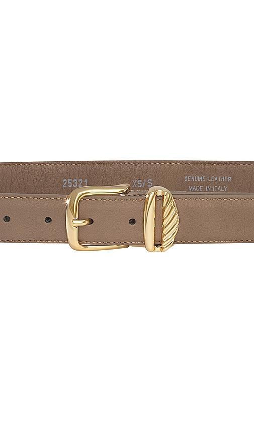 AUREUM Brown & Gold French Rope Belt Product Image