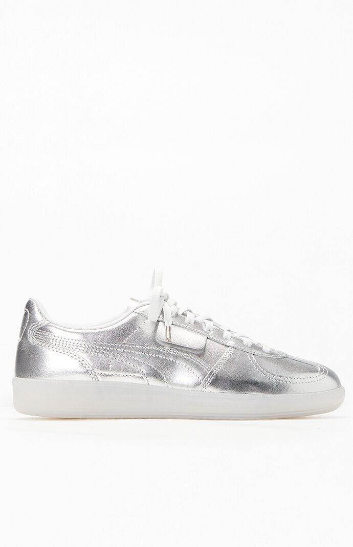 Womens PUMA Palermo Athletic Shoe - Chrome / Feather Gray / Ice Product Image